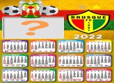 Calendário 2022 Brusque Futebol Colagem Online