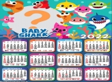 Calendário 2022 Personagens Baby Shark Online