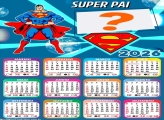 Calendário 2026 Super Pai Superman Colar Foto Online