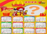 Calendário 2024 McDonalds Montar e Imprimir