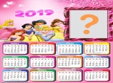 Calendário 2019 Princesas da Disney