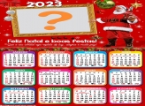 Calendário 2023 Papai Noel Coca-Cola Montagens com Fotos