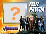 Moldura Páscoa dos Vingadores