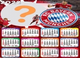 Calendário 2022 FC Bayern Munchen Online