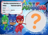 Convite Pj Mask