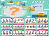 Calendário 2022 de Aniversário de 1 Ano