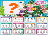 Calendário 2026 Barbie Um Natal Perfeito Colagem de Fotos
