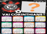 Fazer Colagem Online Calendário 2024 Corinthians Time de Futebol