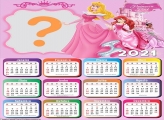 Unir Foto Calendário 2021 Princess Pink