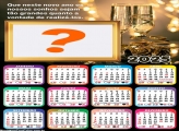 Calendário 2025 Sonhos Realizados Ano Novo Foto Montagem Grátis