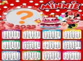 Calendário 2023 de Aniversário da Minnie Colar Grátis Online