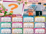Calendário 2023 Vovó Feliz Dia das Mães Foto Moldura