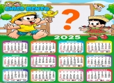 Calendário 2025 Chico Bento e Rosinha Moldura Online