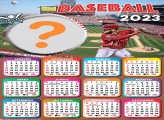 Calendário 2023 Baseball Montagem de Foto