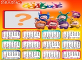 Infantil Colagem de Foto Calendário 2024 Oddbods