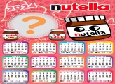 Foto Mensagem Online Calendário 2024 Nutella
