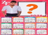 Calendário 2026 Zé Felipe Emoldurar Foto Online