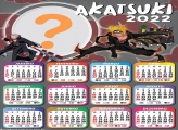 Calendário 2022 Akatsuki Montagem de Foto