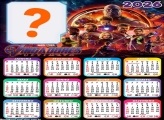 Calendário 2026 Vingadores Ultimato Montar Foto Grátis