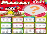 Calendário 2021 Aniversário Magali Melancia