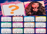 Montagem Gratuita Calendário 2023 Ludmilla Cantora