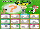 Calendário 2024 Johnny Test Colar Grátis Online