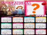 Calendário 2026 O Natal de Angela Montagem de Foto