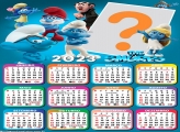 Calendário 2023 The Smurfs Foto Grátis Online