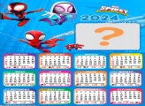 Calendário 2024 Spidey Amigos Espetaculares Infantil Foto Montagem