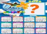 Calendário 2026 Beija Flor de Nilópolis Colar Foto Online