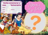 Convite Branca de Neve