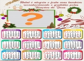 Calendário 2023 Montar Online Feliz Natal Benções de Deus