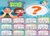 Calendário 2026 Gi e Luccas Neto Montagem de Foto