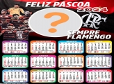 Criar Calendário 2024 Feliz Páscoa Flamengo Mengão