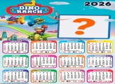 Calendário 2026 Dino Ranch Colar Foto Online