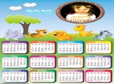 Calendário 2018 Infantil Safari Baby