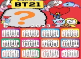 Calendário 2023 Virtual Online BT21