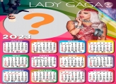 Moldura Online Calendário 2023 Lady Gaga