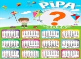 Calendário 2026 Tema Pipa para FotoMontagem