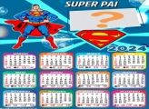 Calendário 2024 Super Pai Superman Montar Grátis Online