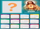 Foto Moldura Calendário 2020 de Jesus