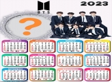 Calendário 2023 Virtual Grátis BTS Banda