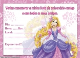 Convite Aniversário da Rapunzel