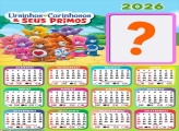 Calendário 2026 Ursinhos Carinhosos e Seus Primos Juntar Foto Online