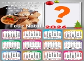 Calendário 2026 Feliz Natal Genro Montagem de Foto