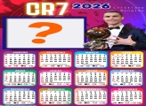 Calendário 2026 Cristiano Ronaldo Colar Foto Online