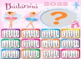 Calendário 2023 Bailarina Meninas Personalizar Online