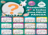 Calendário 2024 Desejamos a todos uma Feliz Páscoa