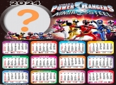 Calendário 2024 Power Rangers Ninja Steel Montagem Gratuita