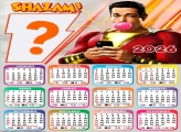 Calendário 2026 Shazam Montagem de Foto